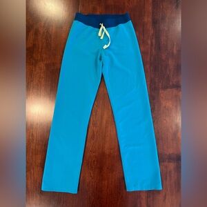 Figs Teal Scrub Pants